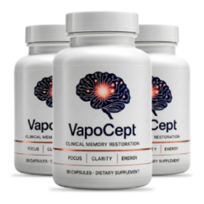 Three bottles of VapoCept